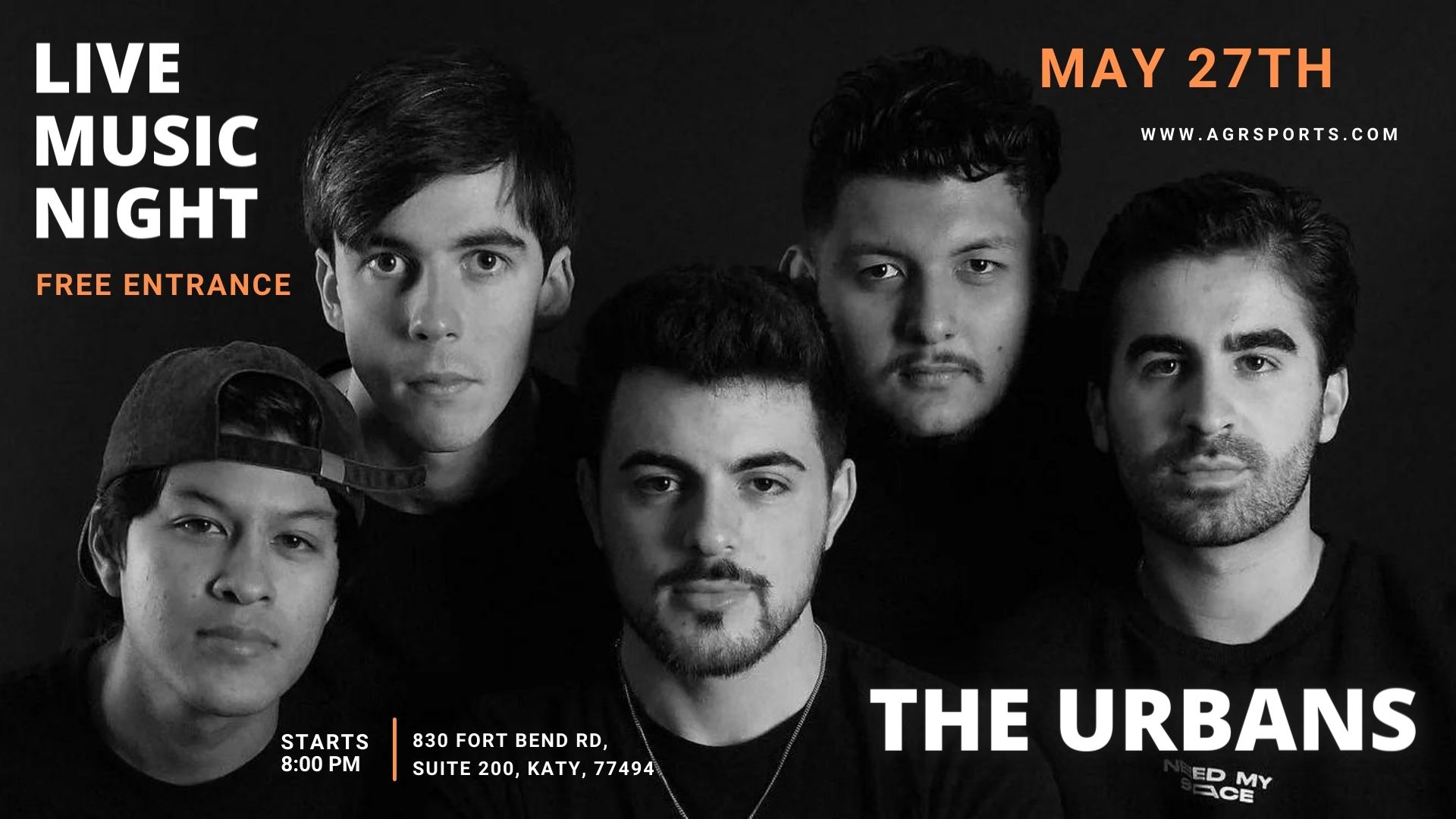 The Urbans – Live Music Night in Katy